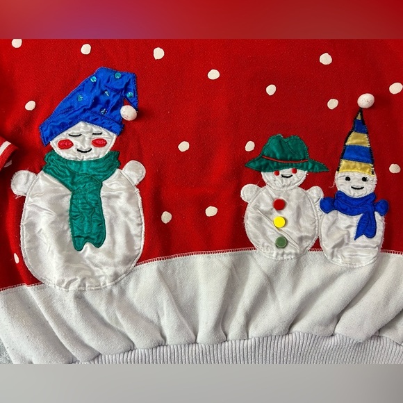 Vintage SML Sport Ugly Christmas Sweatshirt - Picture 3 of 10